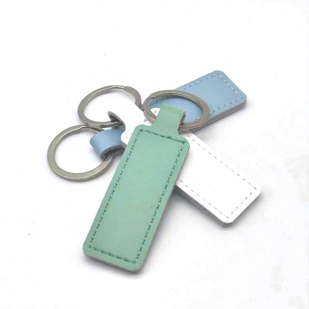 Unisex keychain with customizable faux leather Kalsten