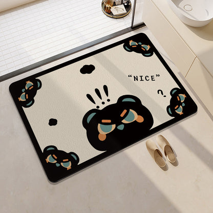 Playful Fruit-Themed Bath Mat Acalora