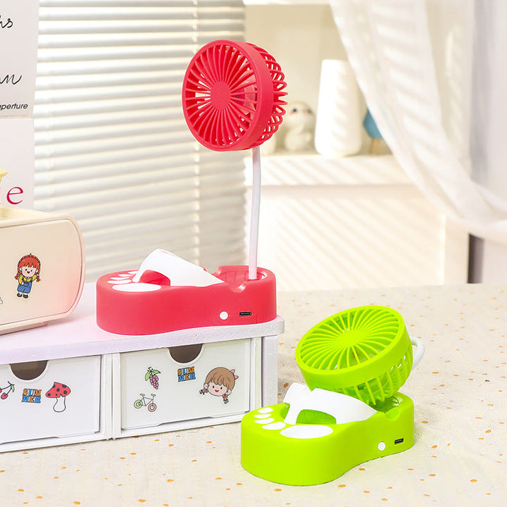 Women's portable battery fan with flexible holder Kalsten