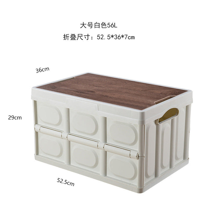Storage box with wooden surface Kalsten