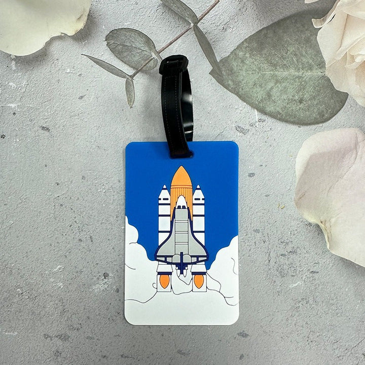 Whimsical Heart Balloon Luggage Tag Kalsten