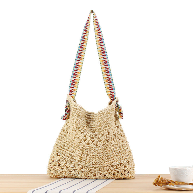 Handbag with Striped Shoulder Strap Kalsten