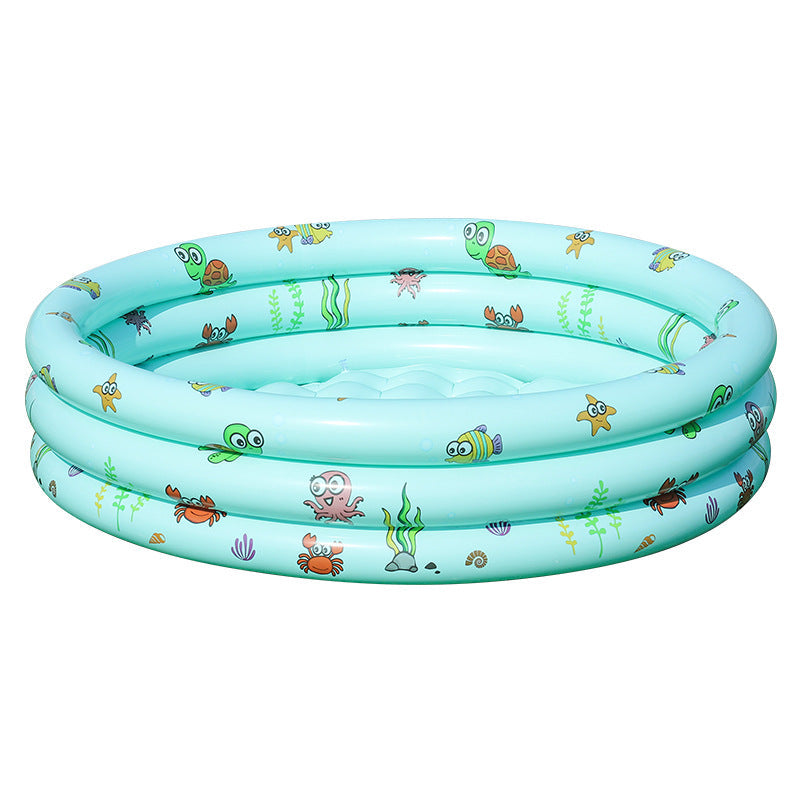 Women Inflatable Children's Swimming Pool with Fun Sea Motifs Kalsten