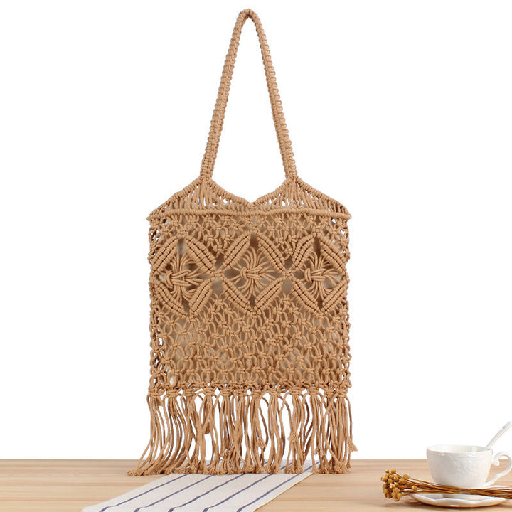 Hand-knotted Macrame Tote Bag Kalsten