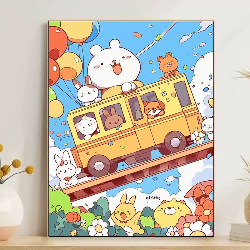 Cute Cartoon Dessert-Themed Wall Art Kalsten