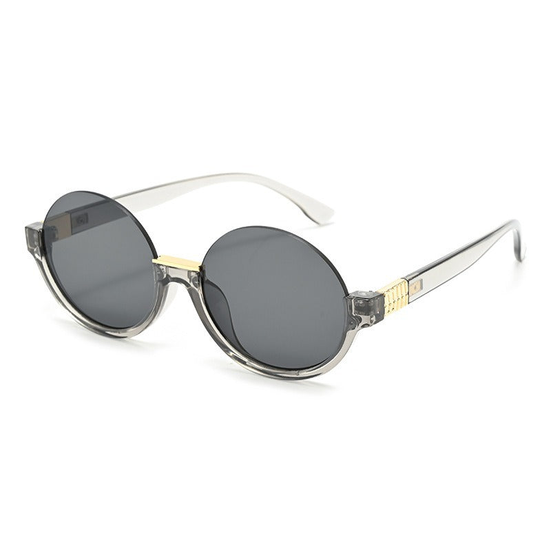 Women’s modern round sunglasses with elegant accents and UV protection Kalsten