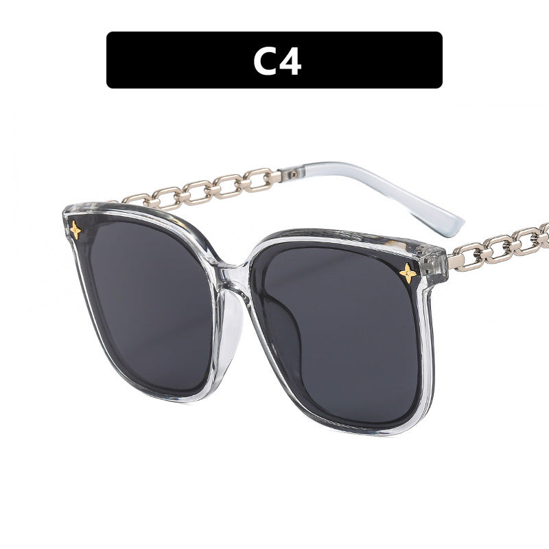 Women's Luxury Sunglasses with Fashionable Chain Frame Kalsten