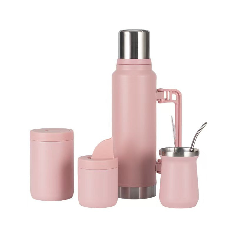 Women Stylish Thermos with Practical Drinking Cup Set Kalsten