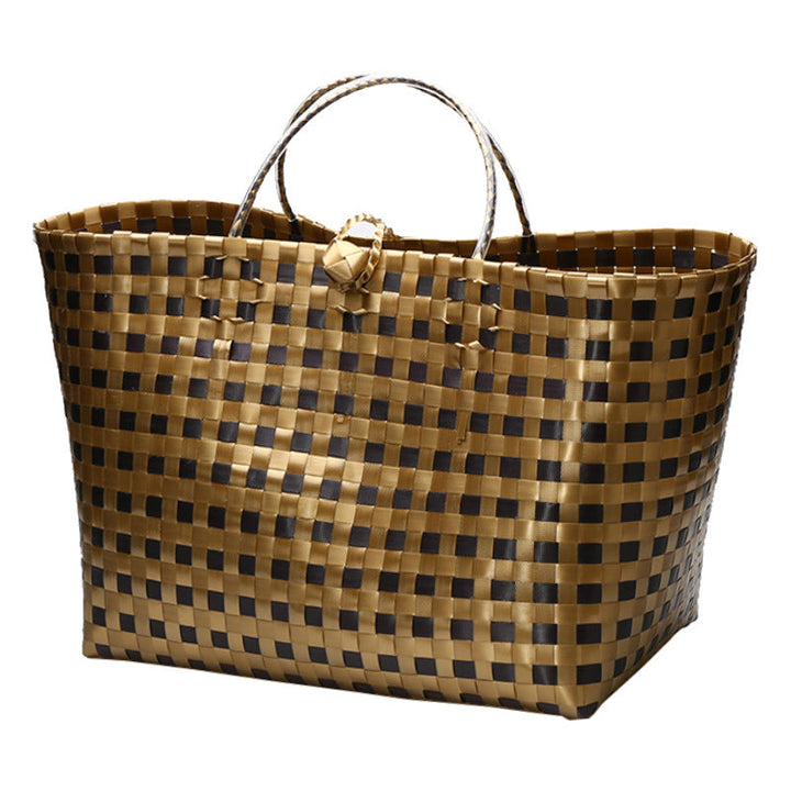 Large Capacity Woven Shopping Tote Kalsten