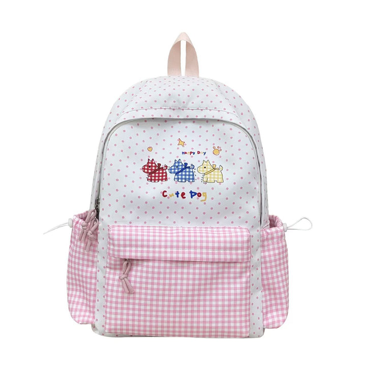 Playful Dog Illustration Backpack Kalsten