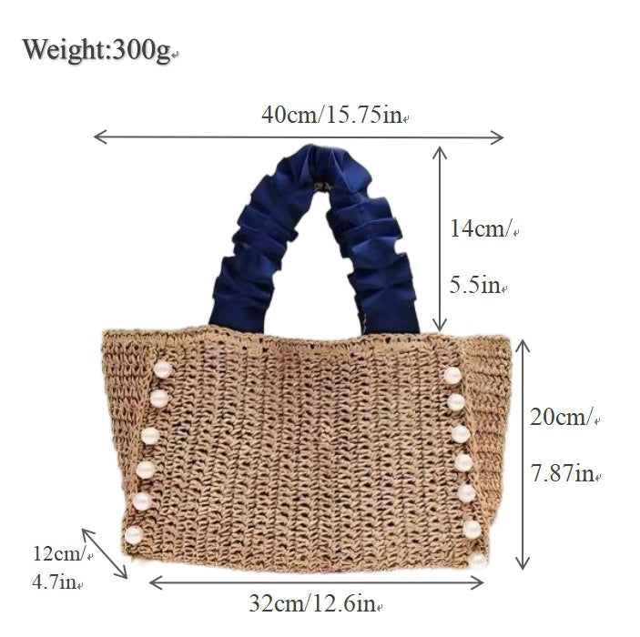 Bucket bag with ruffled handle Kalsten