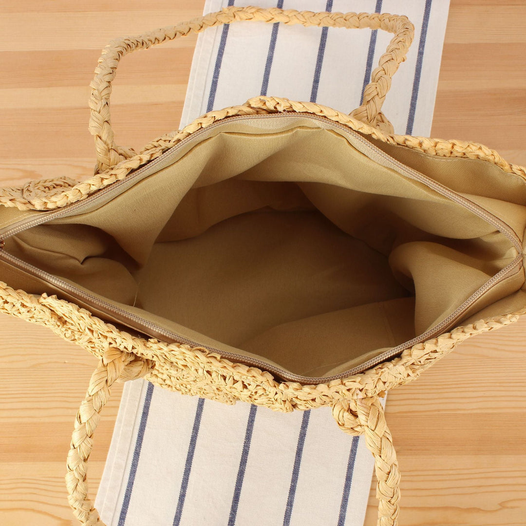 Fashionable Macrame Beach Bag with Artistic Design Kalsten