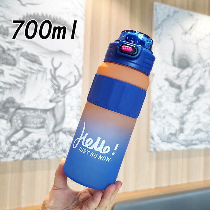Ladies versatile drinking bottle with innovative flip lid Kalsten