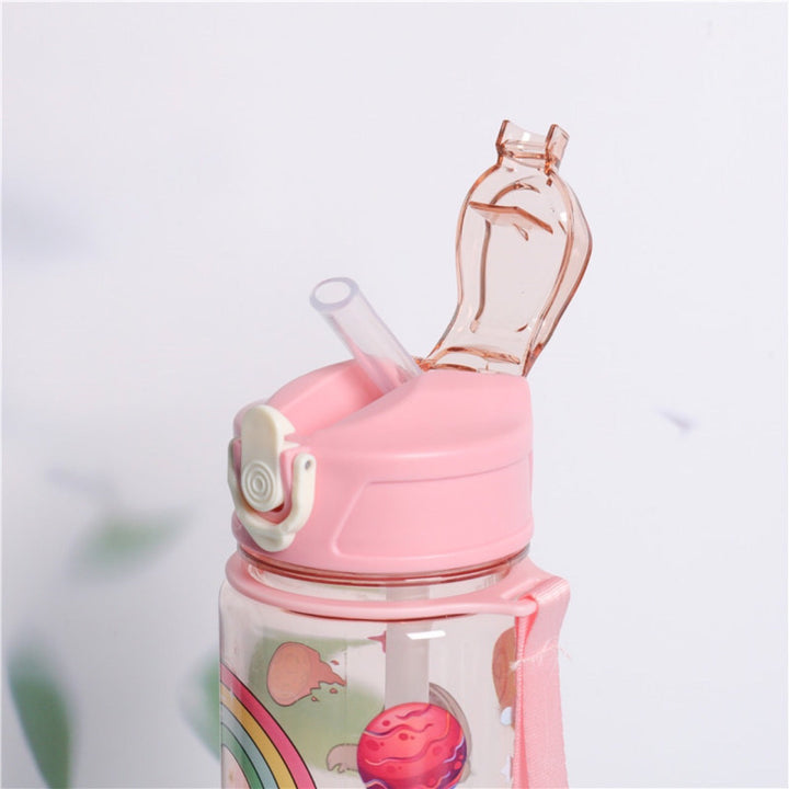 Women's Motivating Tritan Water Bottle with Practical Flip Top Lid Kalsten