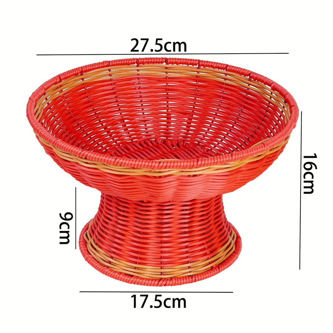 Ladies Decorative Fruit Stand with Stylish Weaving Kalsten