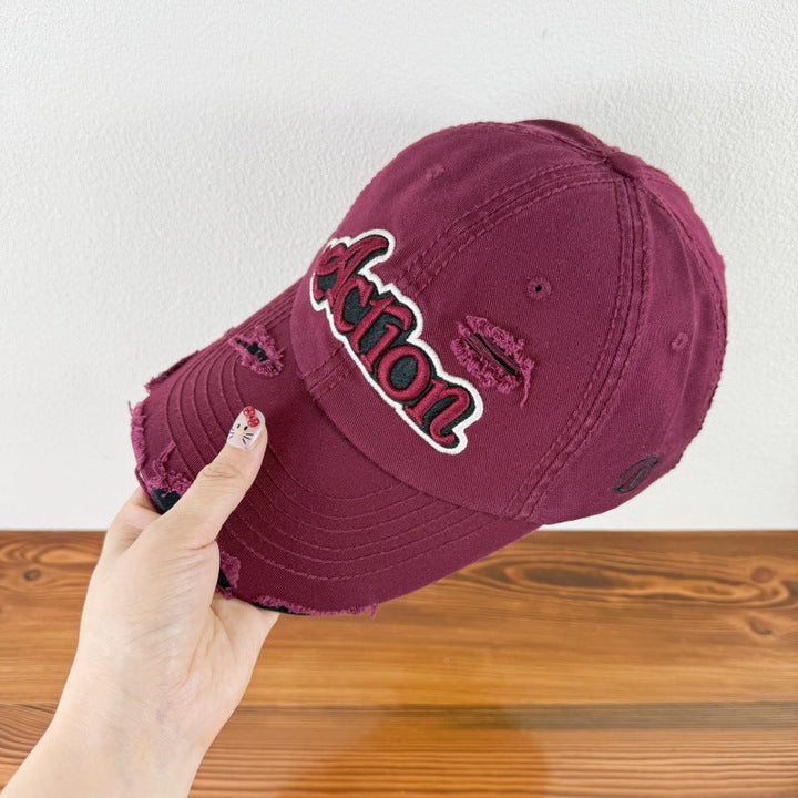 Men's Distressed Graphic Baseball Cap Kalsten 1784270841