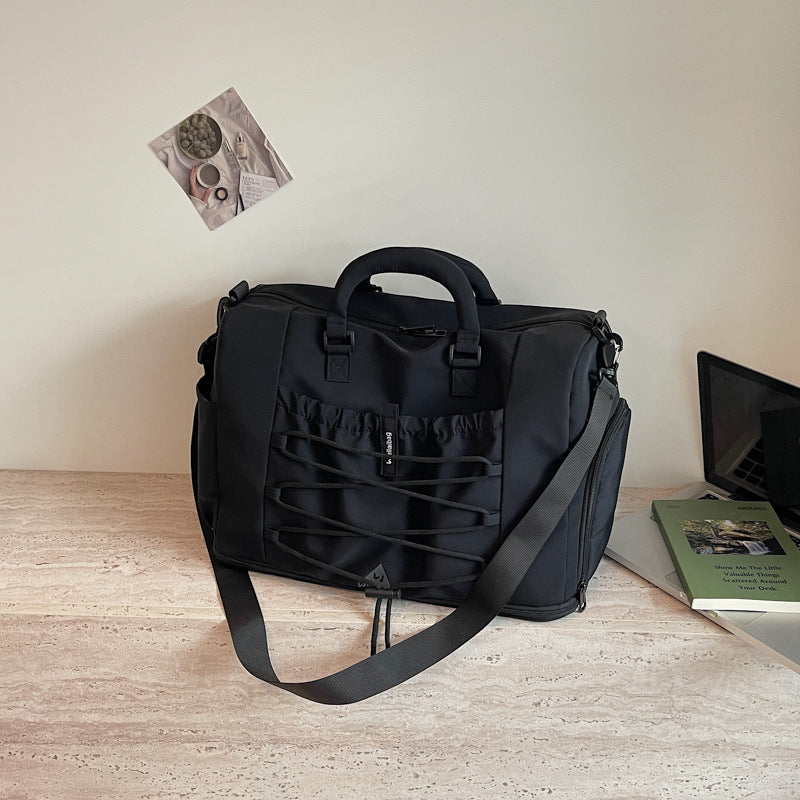Women's Multifunctional Sports and Travel Bag with Elastic Details Kalsten