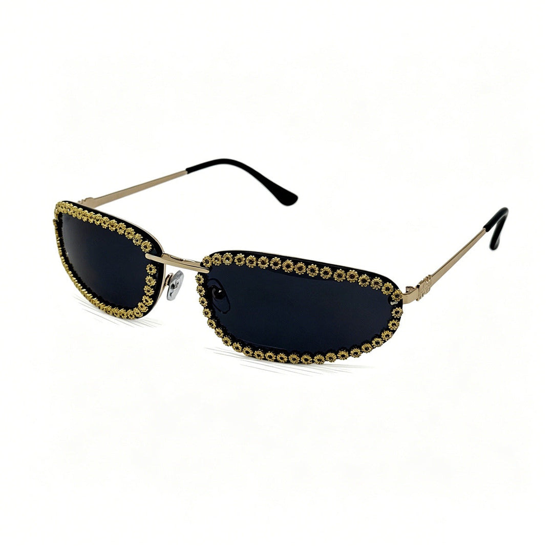 Ladies fashionable sunglasses with sparkling stone embellishment Kalsten