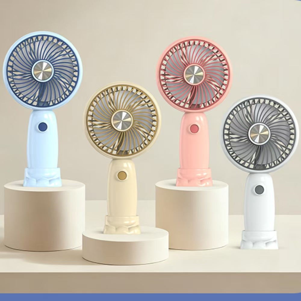 Ladies Portable Hand Fan in playful Bear Design Kalsten