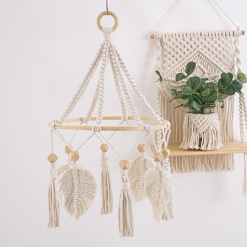 Decorative Macrame Chandelier Acalora