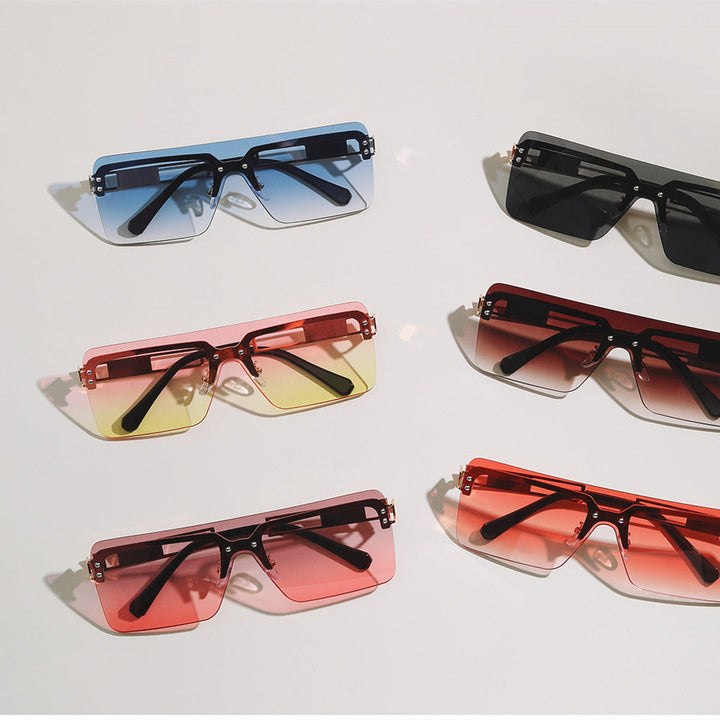 Ladies oversized sunglasses with modern geometric design Kalsten