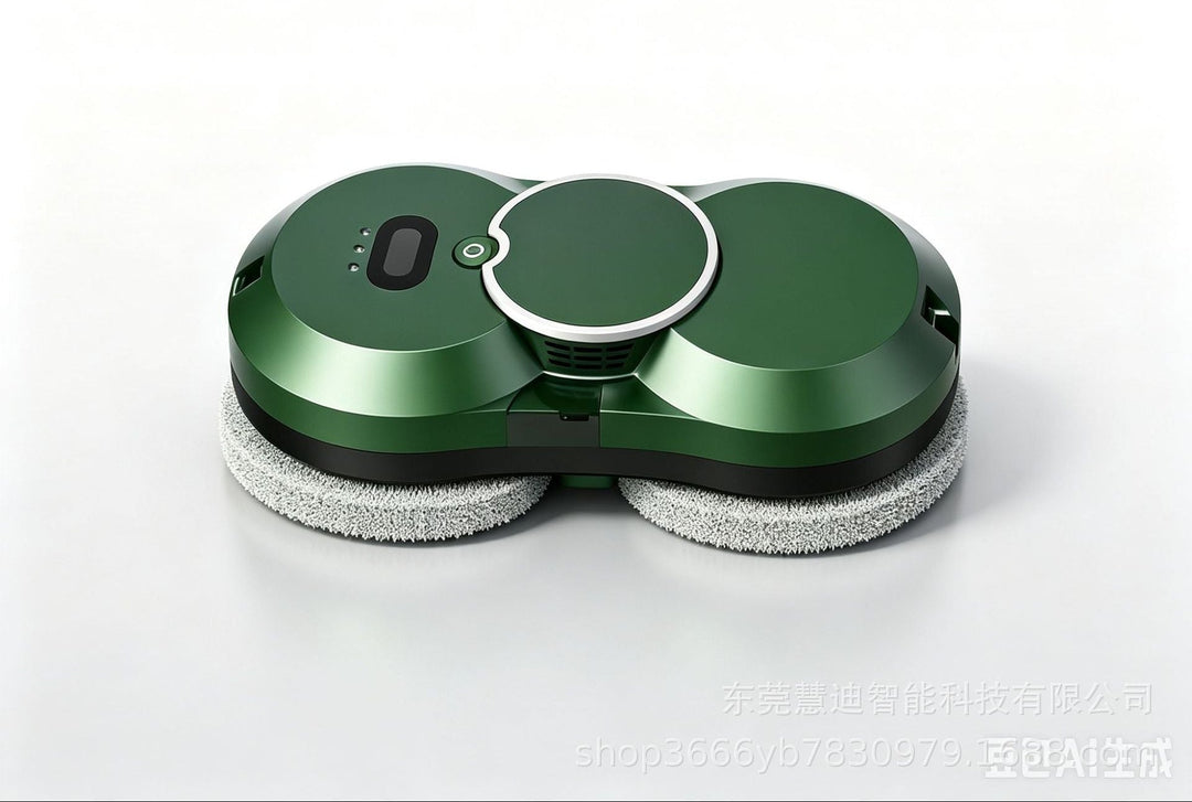 robotic window cleaner with dual rotating microfiber pads Kalsten