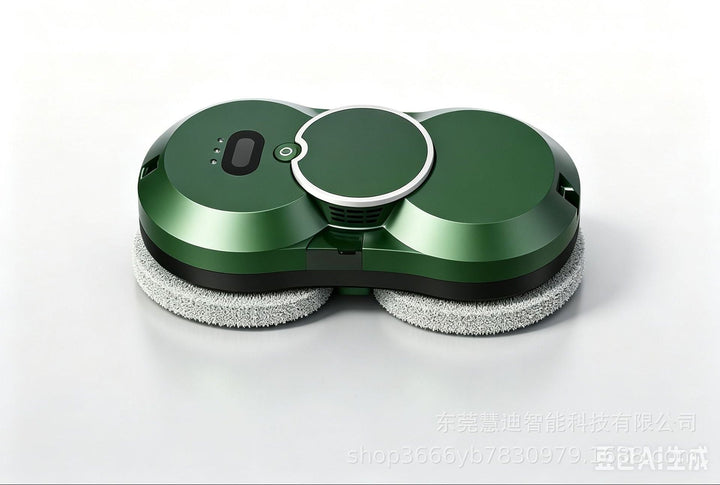 robotic window cleaner with dual rotating microfiber pads Kalsten