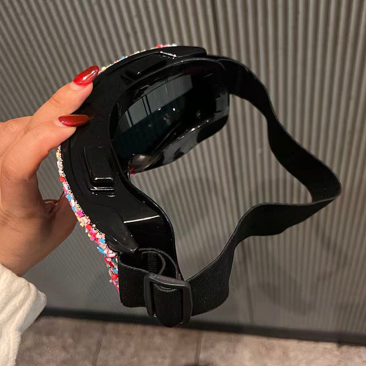 Women's stylish ski goggles with unique decor Kalsten