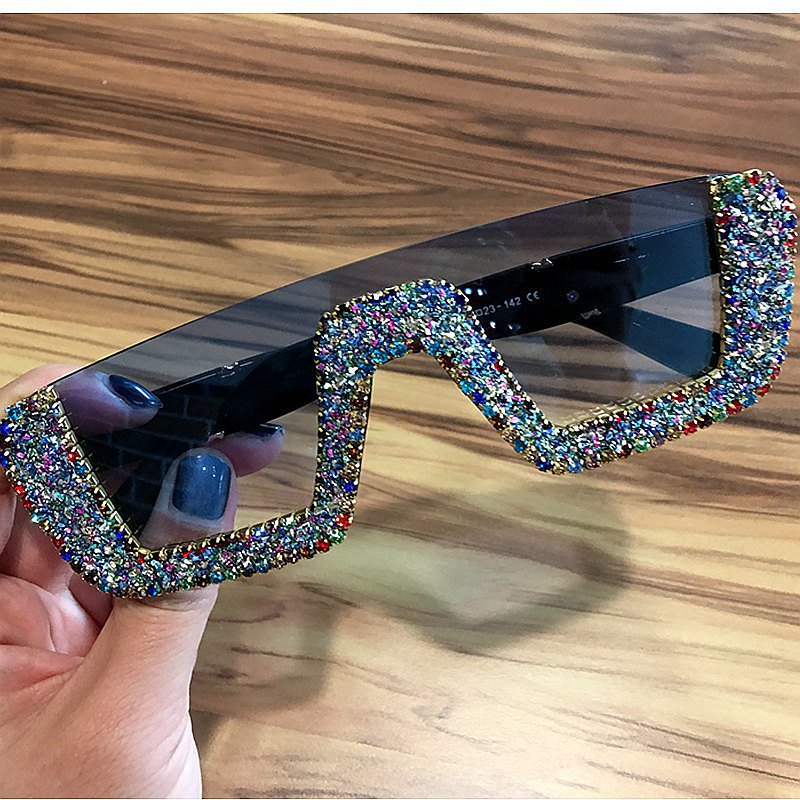Ladies elegant glitter sunglasses with striking frame Kalsten