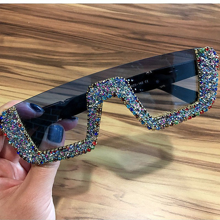 Ladies elegant glitter sunglasses with striking frame Kalsten