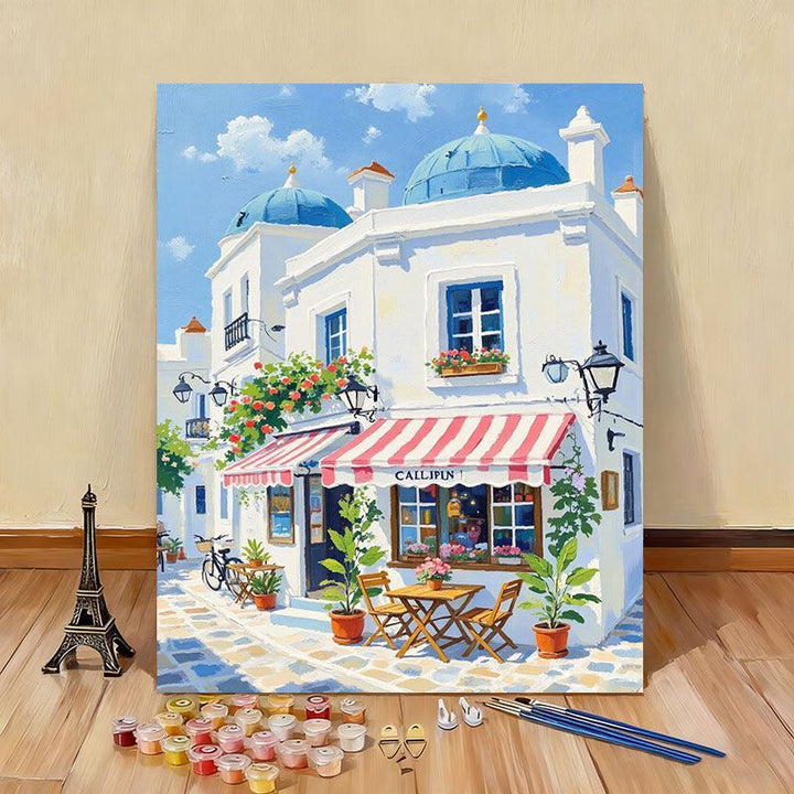DIY Scenic Coastal Paint by Numbers Kit Kalsten