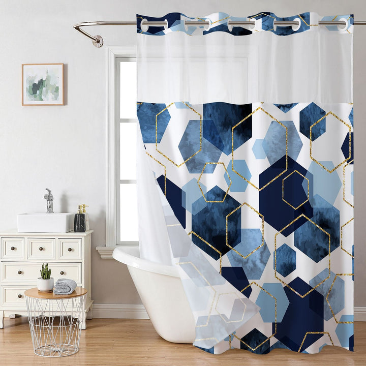Geometric Pattern Shower Curtain Kalsten