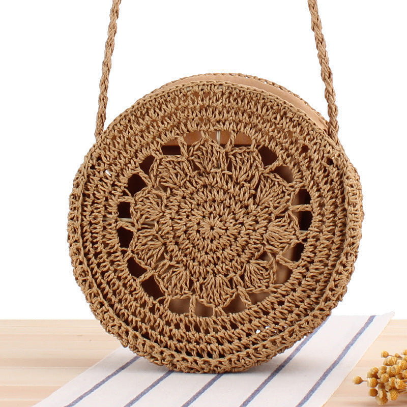 Round Macrame Shoulder Bag Kalsten