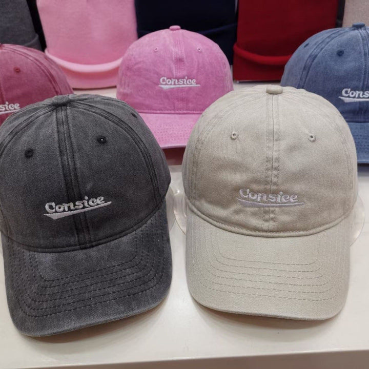 Men's Distressed Adjustable Denim Baseball Cap Kalsten