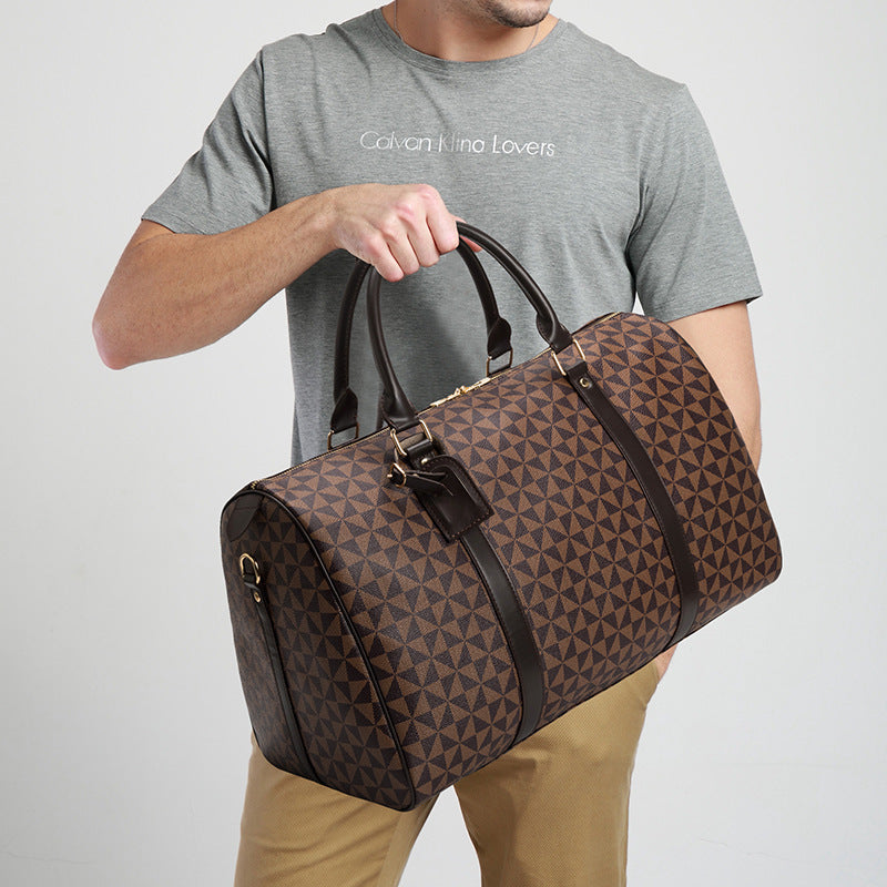 Spacious travel bag with stylish geometric design Kalsten