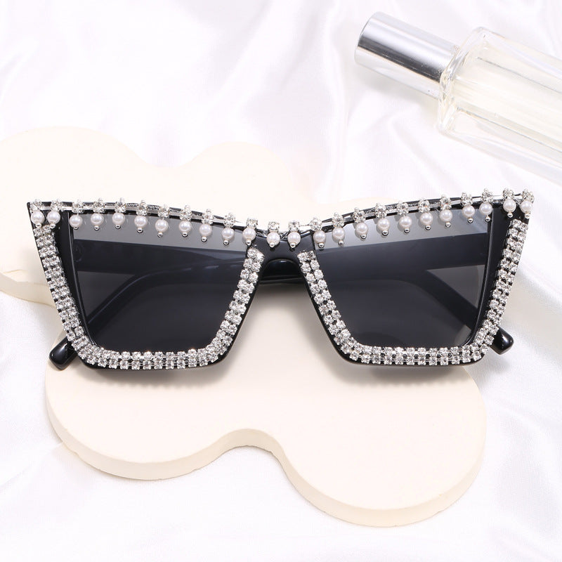 Ladies Glamorous Designer Sunglasses with Sparkling Frame Kalsten