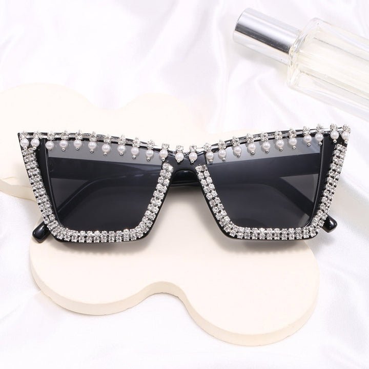 Ladies Glamorous Designer Sunglasses with Sparkling Frame Kalsten