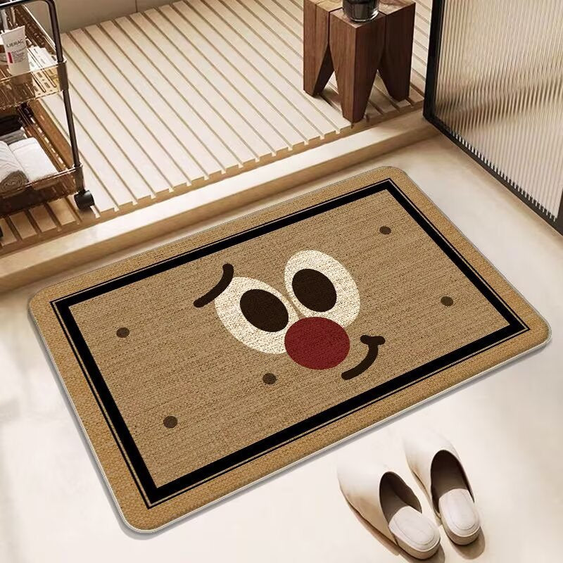Butterfly-Inspired Decorative Bath Mat Kalsten
