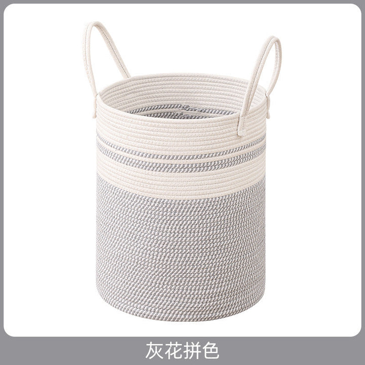 Women's decorative storage basket with two practical handles Kalsten