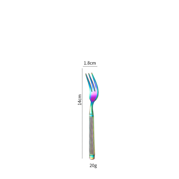 Elegant dessert spoon with exclusive surface design Kalsten