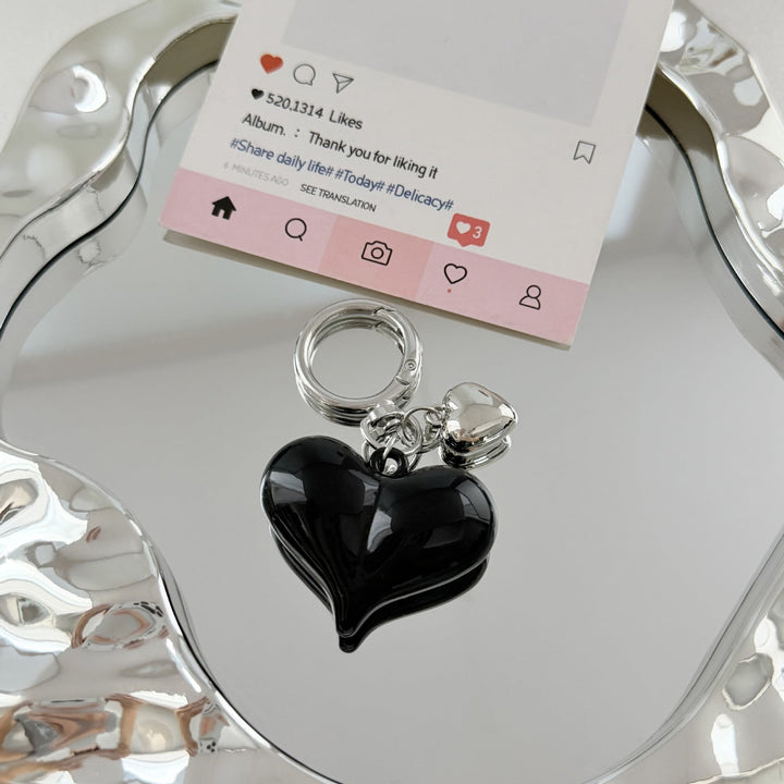 Heart-Shaped Pendant Keychain Kalsten