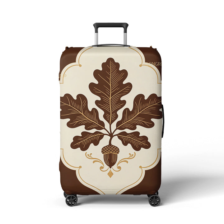 Women’s suitcase cover with floral lavender pattern Kalsten