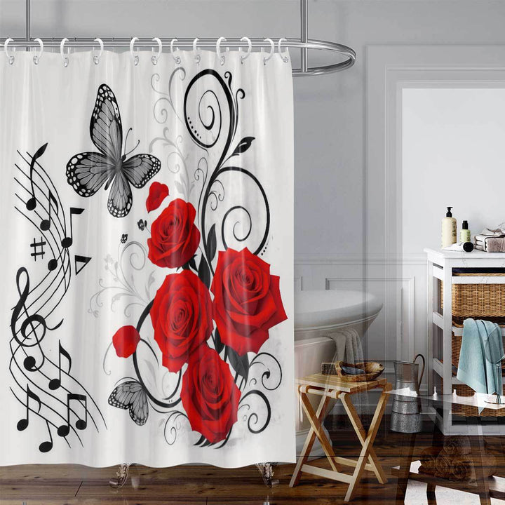 Camping-Themed Shower Curtain Kalsten