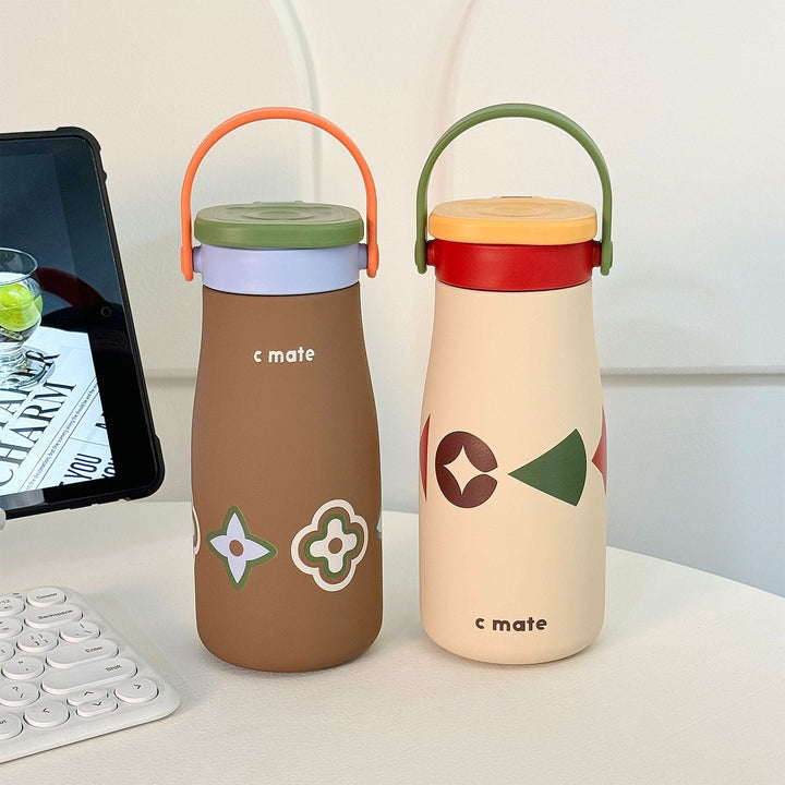 Ladies Insulated Drinking Bottle with Practical Carry Strap Kalsten