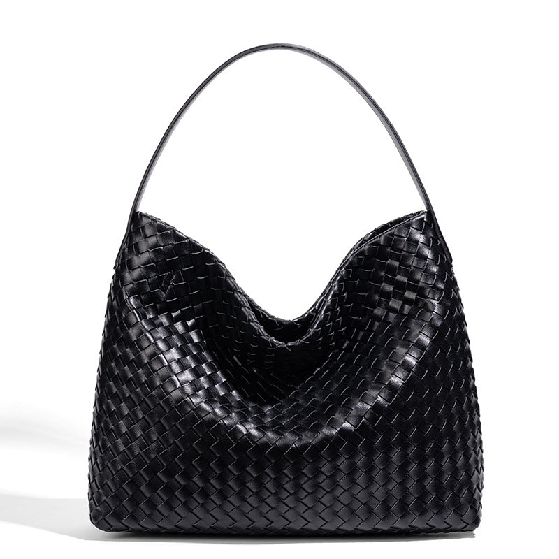 Oversized Woven Hobo Bag Acalora