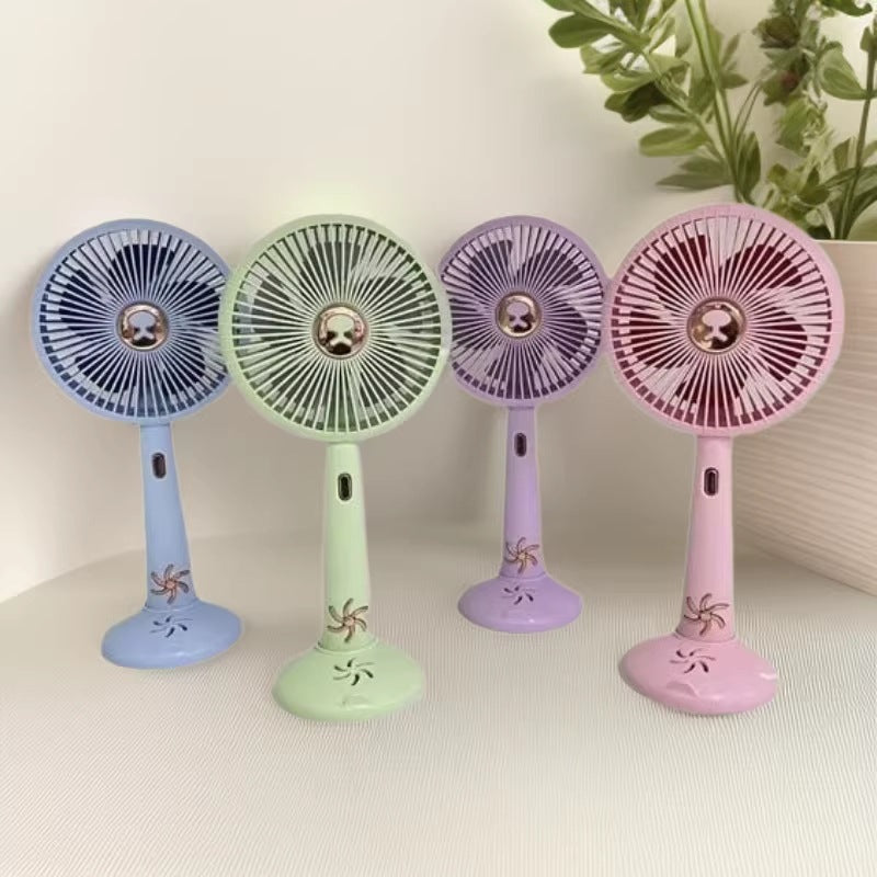 Unisex Portable Mini Fan with Ergonomic Stand and Variable Speed Control Kalsten
