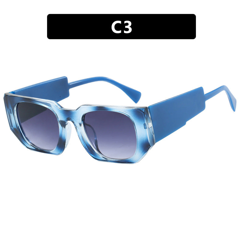 Ladies oversized sunglasses with geometric frame and UV protection Kalsten