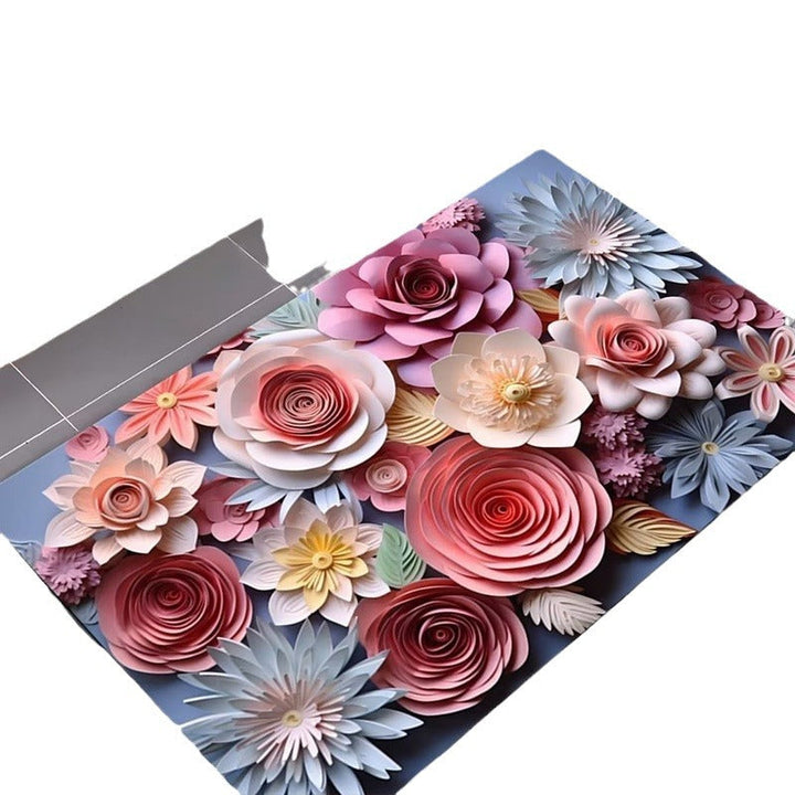 Artistic Floral Design Bath Mat Kalsten