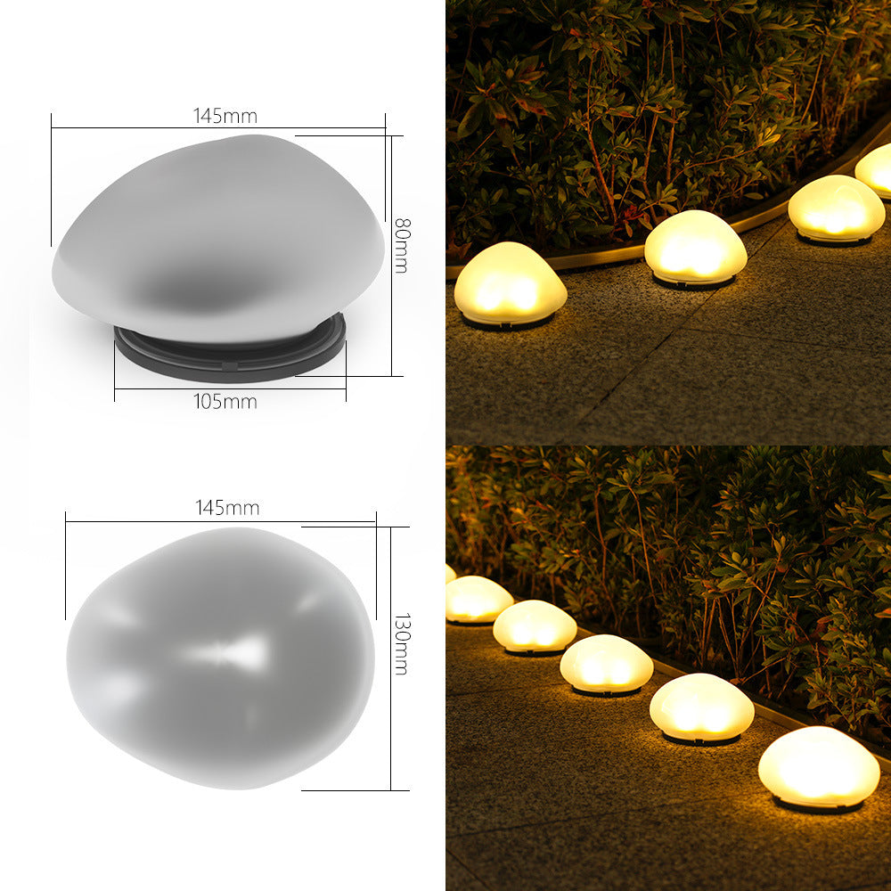 Rechargeable LED Pebble Pathway Lights Waterproof Garden Accent Kalsten