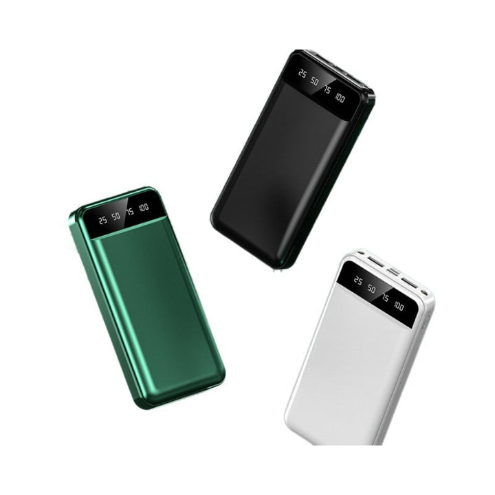 Portable power bank with state-of-the-art digital charge level display Kalsten